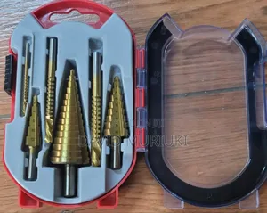 6pcs Step Drill Bit Serrated Bit Set.