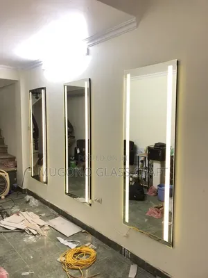 Led Mirror With Sensor Button and Power Supply