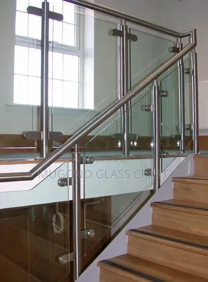 Glass and Stainless Steel Complete Railings