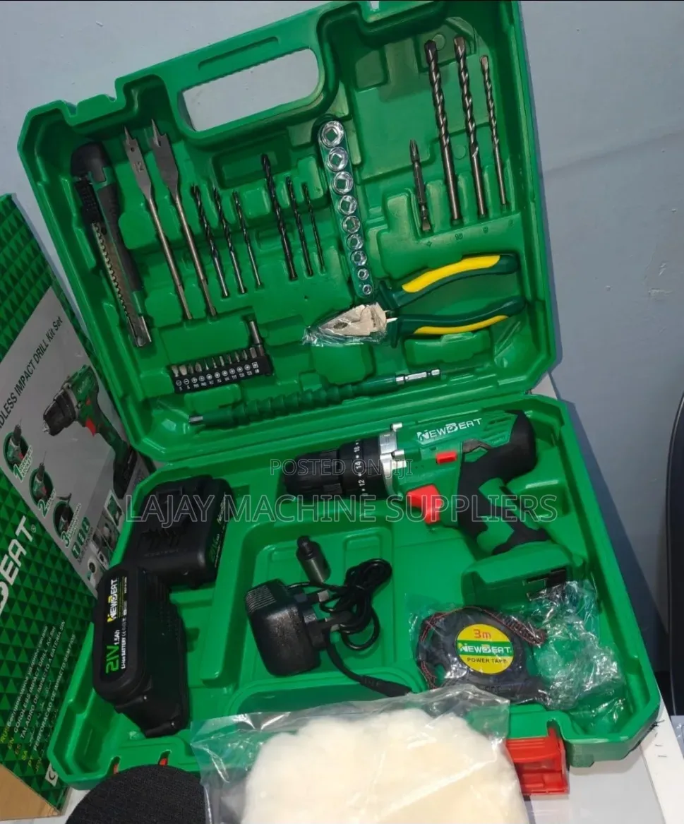 Newbeat 21v Cordless Impact Drill Kit