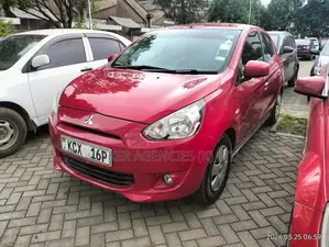 Mitsubishi Mirage 2012 Red