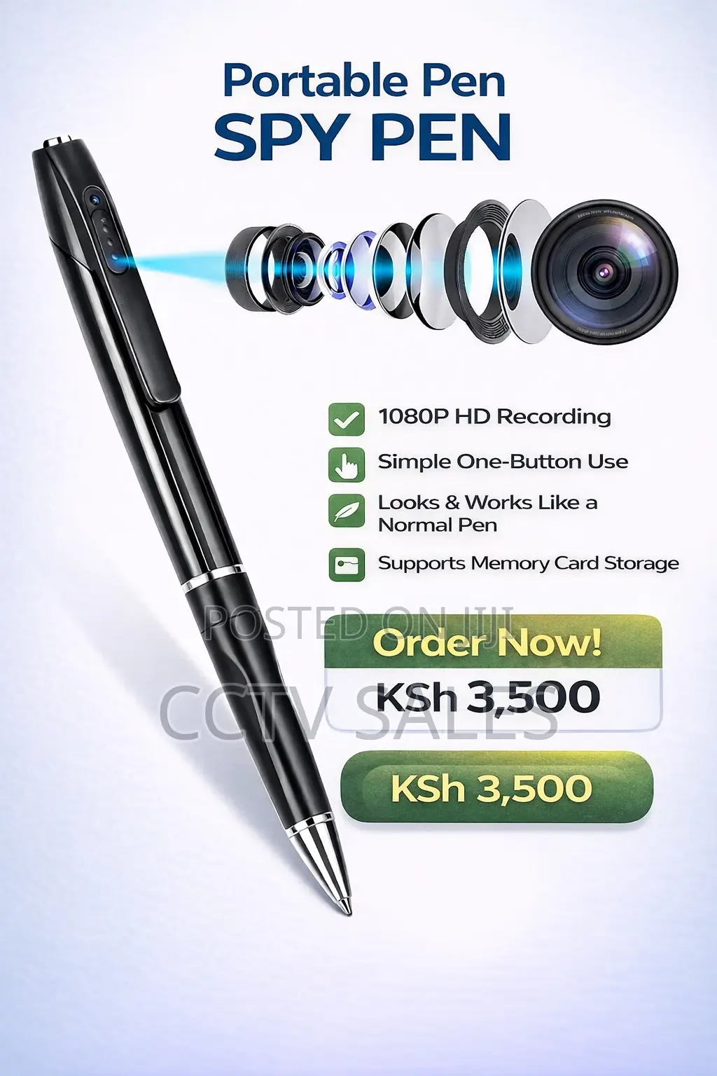 Spy Pen Camera 1080p Full Hd Hidden Mini Camera