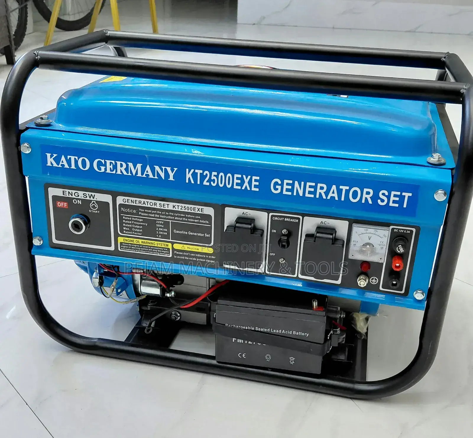 Kato Germany 2500exe 3/2.8kva Keystart Portable Generator