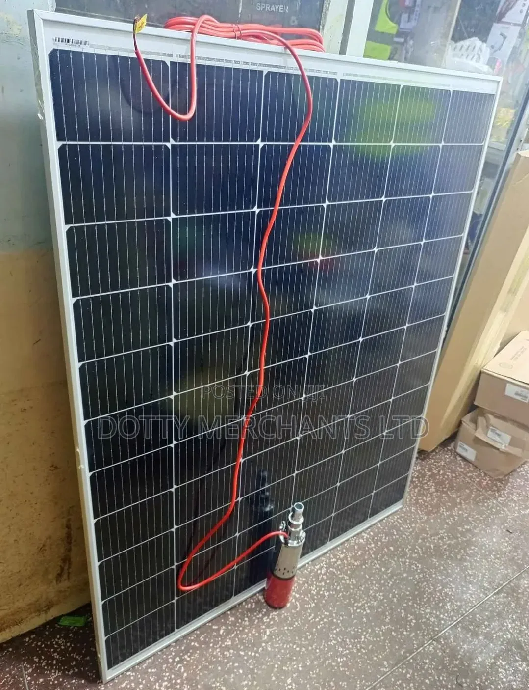 Solar Pump With Panel