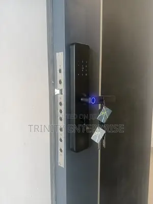 Tuya Smart Fingerprint Aluminum, Black, Fingerprints, Home Airbnb