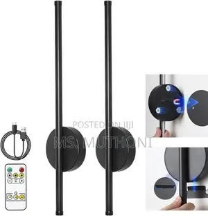 1 Pc * Remote Controlled Rechargeable Wall Sconce Lights *