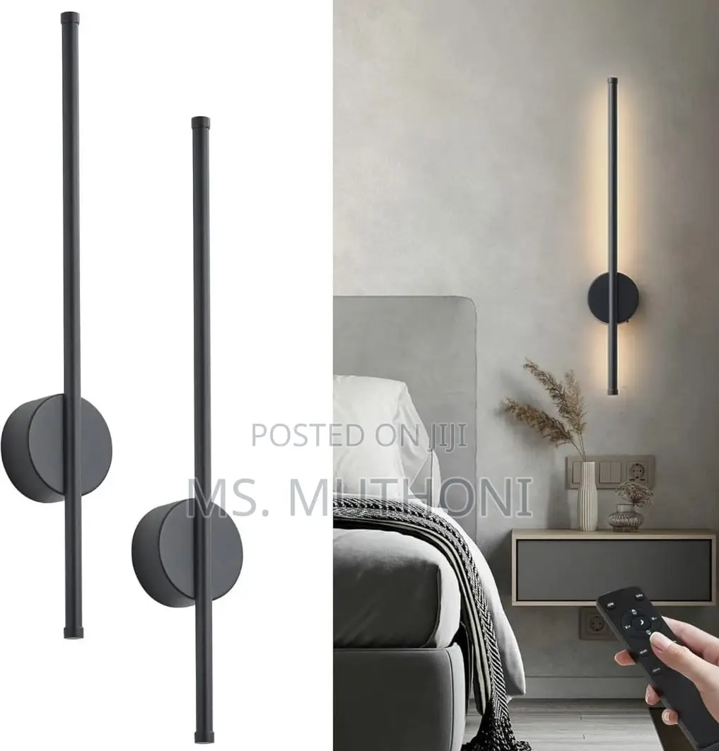 1 Pc * Remote Controlled Rechargeable Wall Sconce Lights *