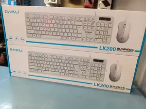 Raiku Lk200 Wired Business Keyboard and Mouse Sets.