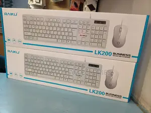 Raiku Lk200 Wired Business Keyboard and Mouse Sets.