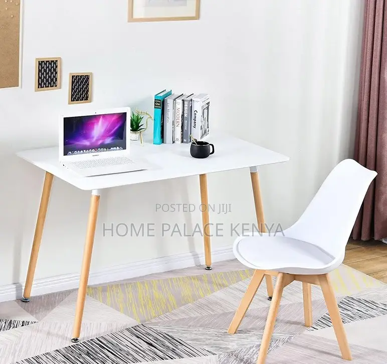 Dining Table: Premium White Rectangular Dining Table