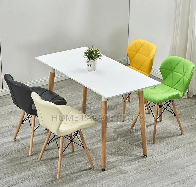 Dining Table: Premium White Rectangular Dining Table