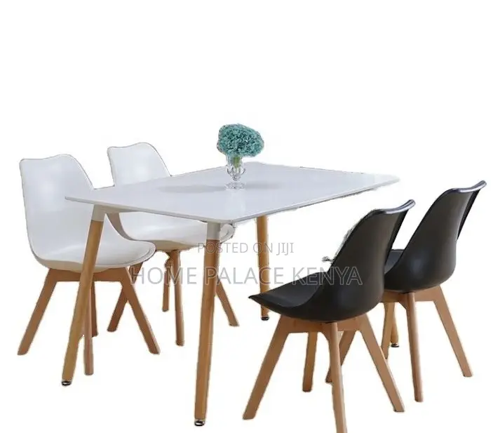 Dining Table: Premium White Rectangular Dining Table