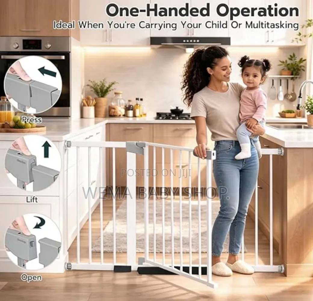 Adjustable Baby/Pet/Kid Safety Security Gate/Stair Barrier Extension