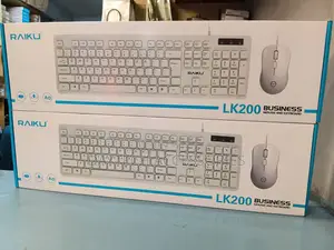 Raiku RLK-200 Wired Office Keyboard and Mouse Set 104 Keys