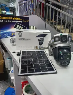 4g Outdoor V380 Solar PTZ Camera Dual Lens Security CCTV