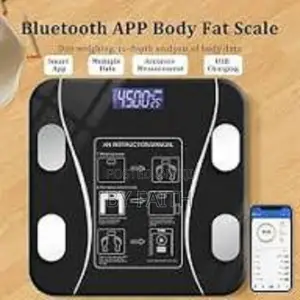 Black Weight Scale Body Fat Scales Floor