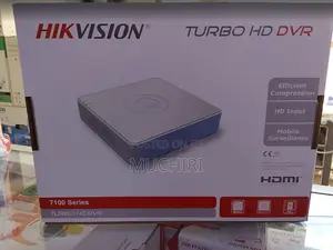New White 4 Channel DVR Machine Hikvision 4 Channel DVR Machine +1
