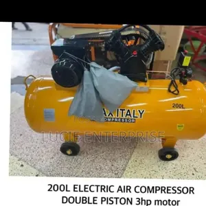 K Max 200l Air Compressor Double Piston 3hp 8bar 116psi Pressure