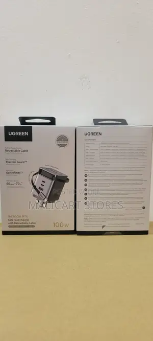 Ugreen Nexode Charger Retractable Usb-C Cable 100w