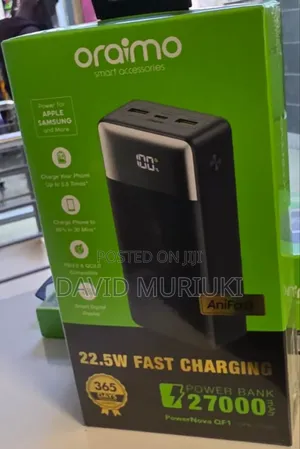 Oraimo Powerbank 27000mah Powernova Qf1 (Opb 727q)