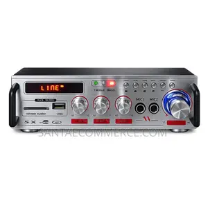 High-Power Stereo Audio Amplifier – Professional Home Karaoke Mixer