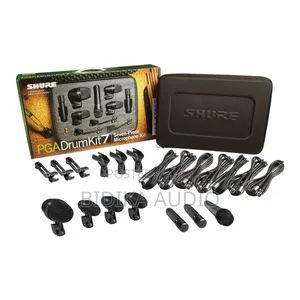 Shure Pgadrumkit7 Drum Microphone Kit, 7 Piece