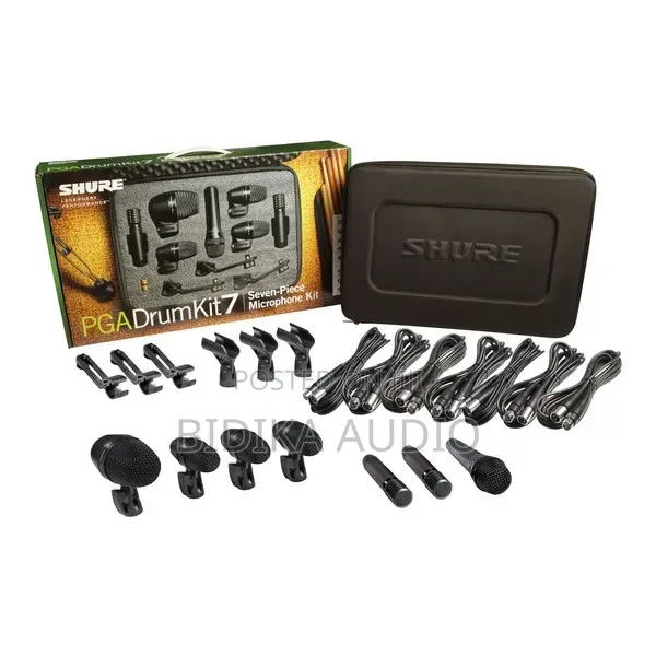 Shure Pgadrumkit7 Drum Microphone Kit, 7 Piece