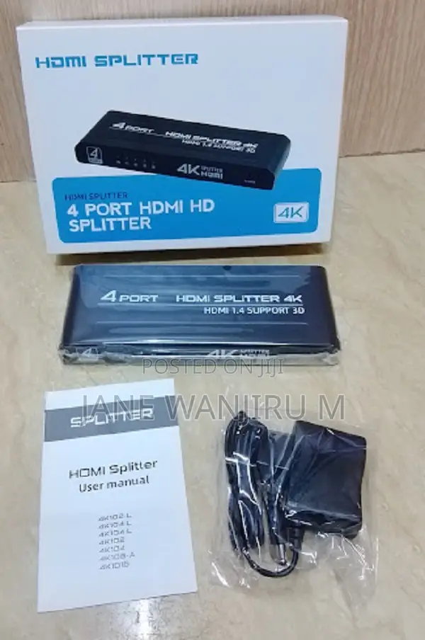 Hdmi Splitter 4 Screen Display Adapter