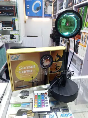 RGB Sunset Projection Lamp Remote Control Mood Light