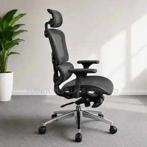 Executive Mesh Reclining Computer Seat With Footrest