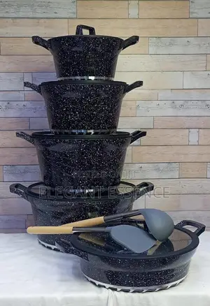 12pc Bosch Cookware With Silicone Lids