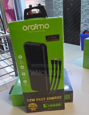 Oraimo 10000mah Portable Power Bank