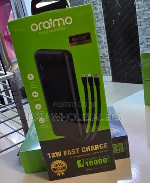 Oraimo 10000mah Anifast Power Bank