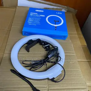 8 Inch Professional Ring Light Set With 2.1m Tripod and Phone Mounts