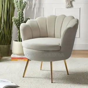 Makeup Chair: Premium Upholstered Vanity Chair With Metal Legs
