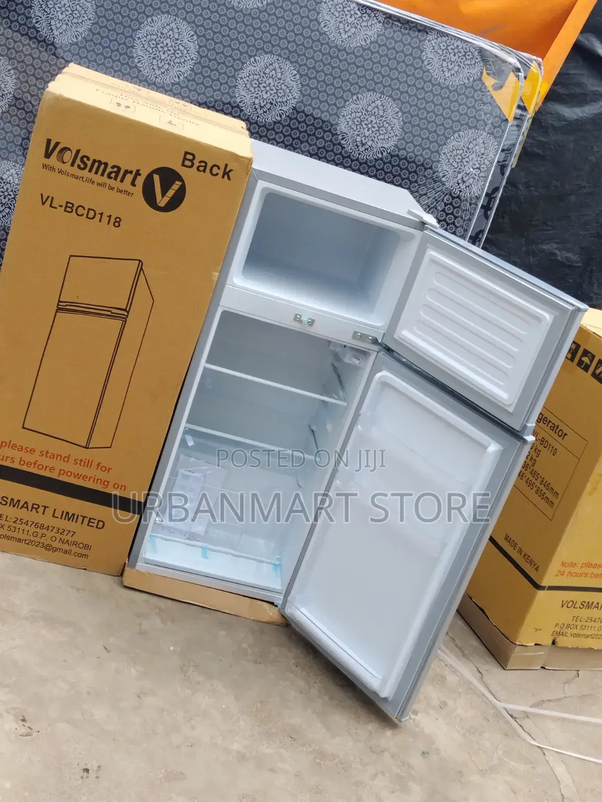 Volsmart Double Door 118 Litres Low Power Usage Fridge