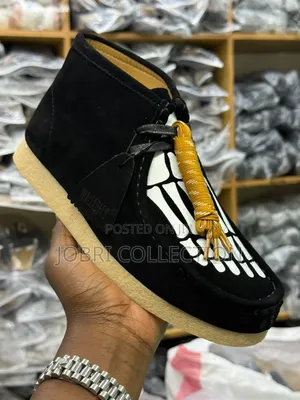 High Cut Clarks Skeleton Boots