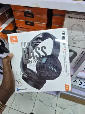 JBL Tune 510bt Foldable Bluetooth Headphones Black