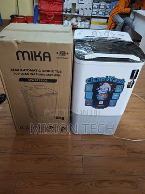 Mika 6kg Semi-Automatic Single Tub Washing Machine**