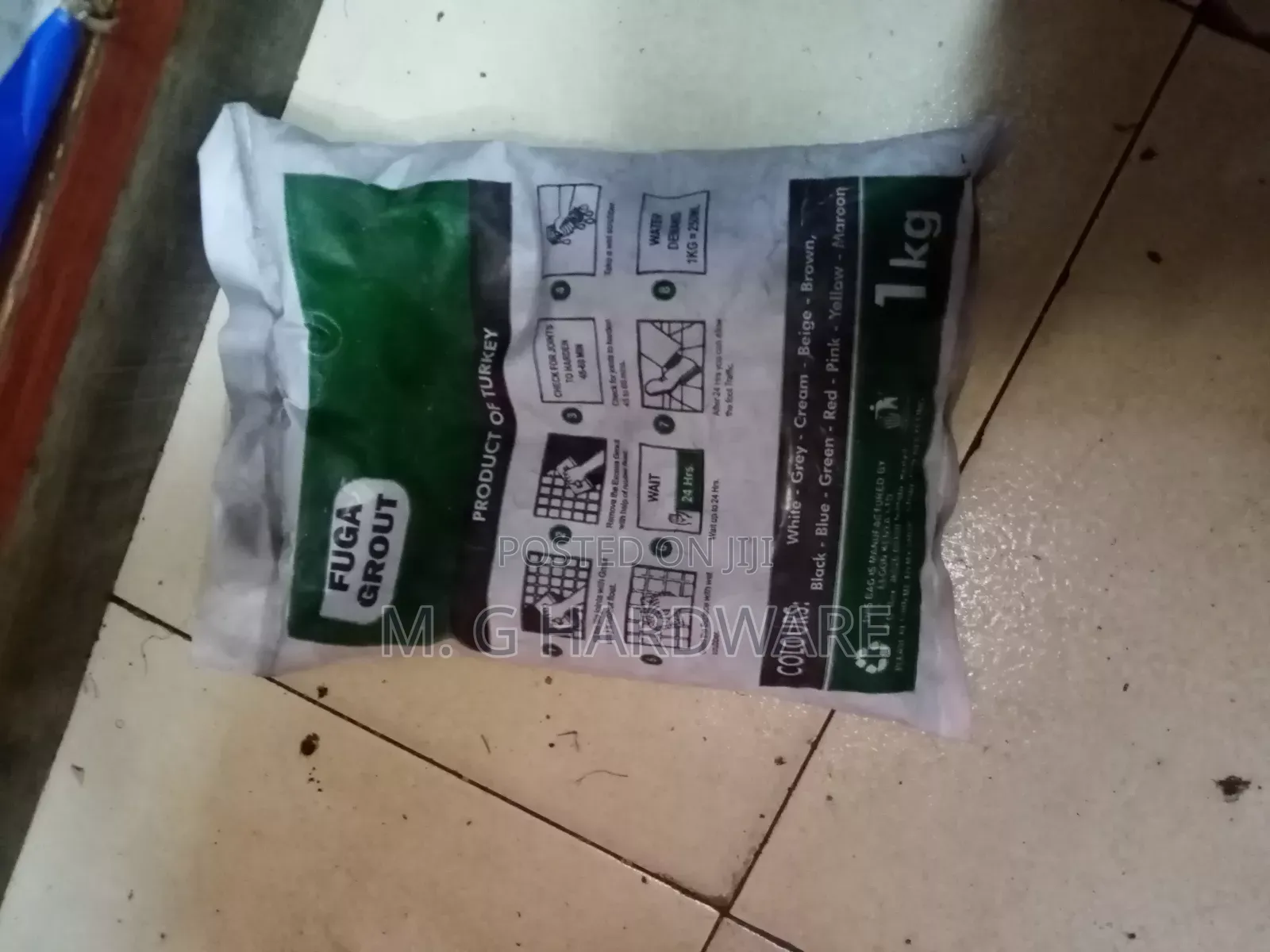 Fuga Grout Black 1kg