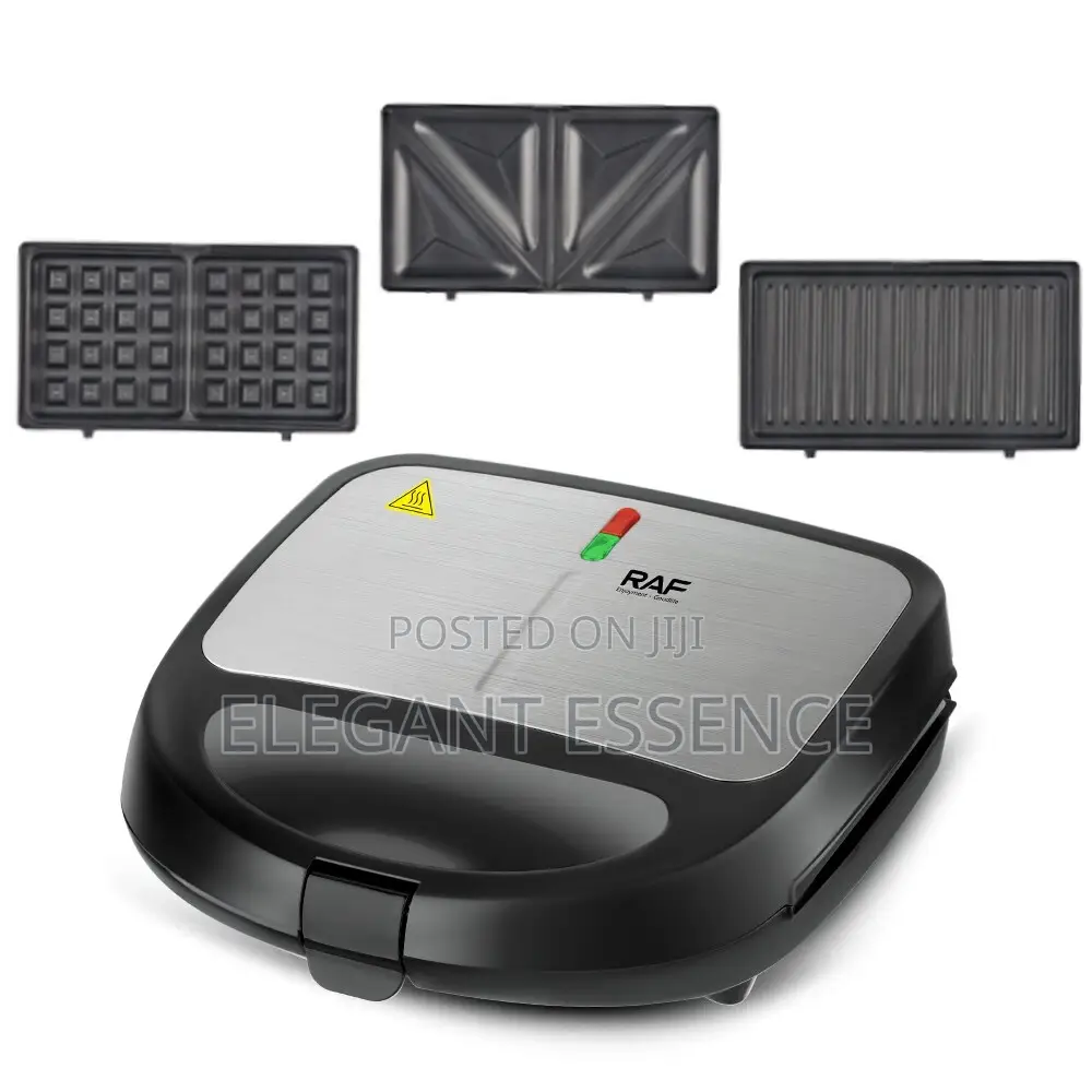 3in1 Multi Snack Maker,Detachable Sandwich Making Plates