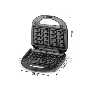 3in1 Multi Snack Maker,Detachable Sandwich Making Plates