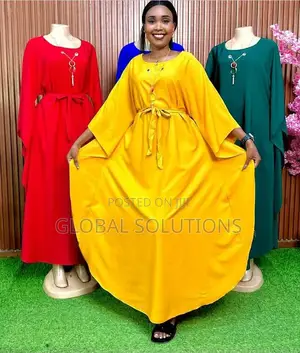 Classy and Elegant Boubou Crêpe Maxi Dresses