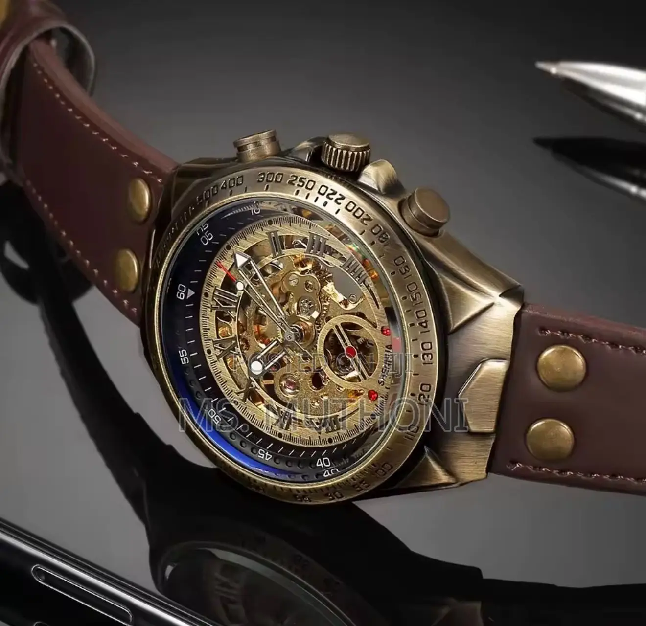 Poedagar Vintage Bronze Mechanical/ Automatic Watch