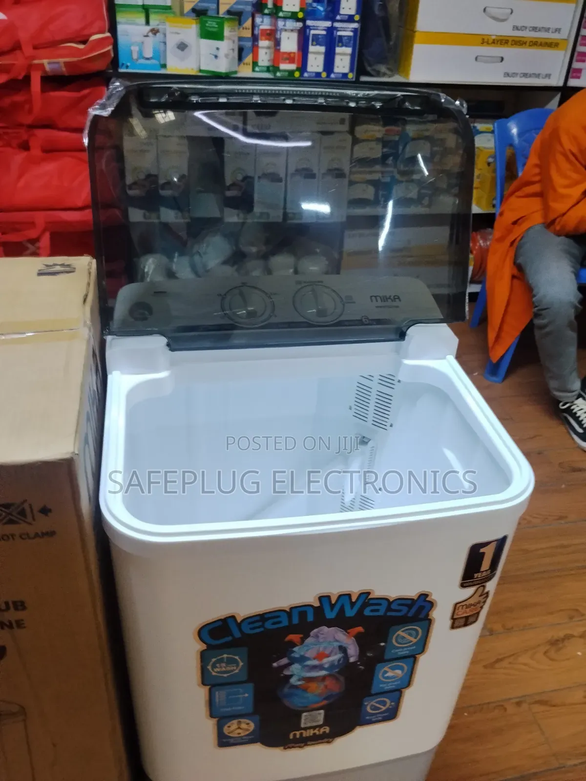 Original Mika Semi Automatic Washing Machine 6kg – Durable Efficient