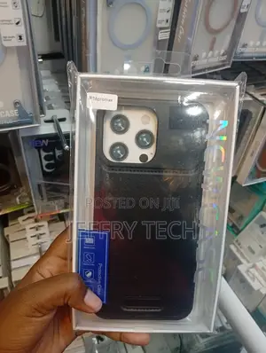 Generic Black Leather Cases Designed for the iPhone 16 Pro Max