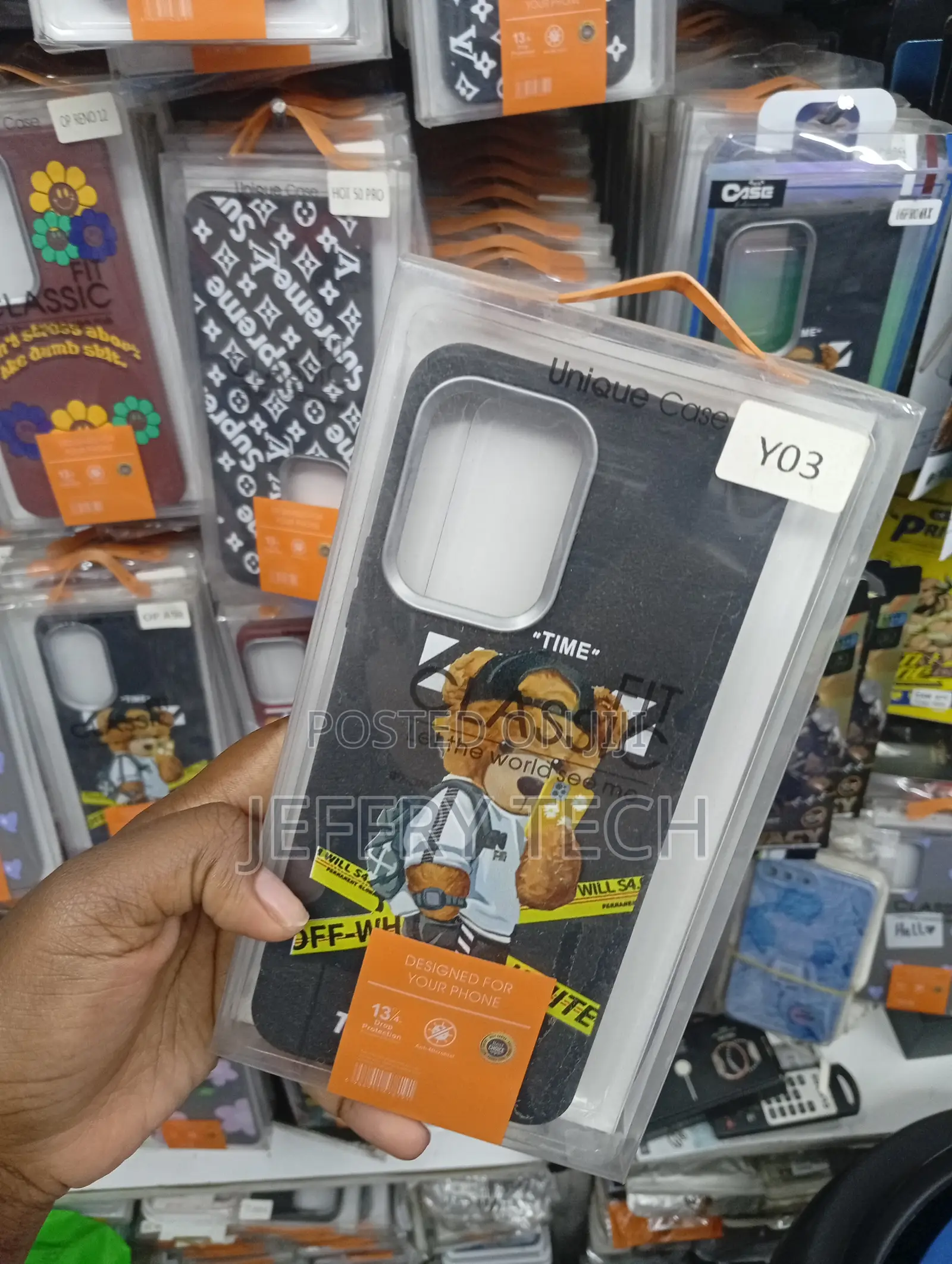 "Classic Fit" Bear Design Mobile Phone Case