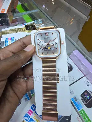 Casio Moon Phase Analog Watch Stainless Steel Men’S Watch