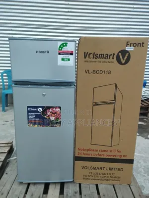 Volsmart 118 Litres Double Door Fridge With Freezer