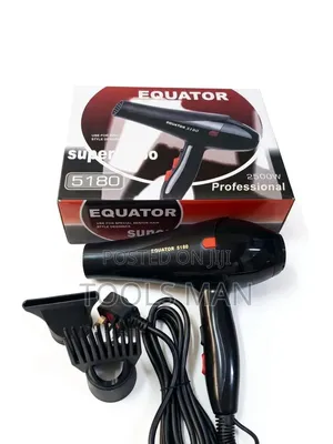 Equator 5180 Professional Hair Dryer - 2500w Super Turbo.